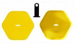 Pro's Pro Hexagon Floor Markers - Znaczniki MIX 6 szt.